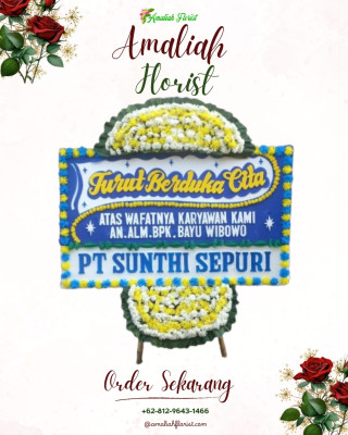 Papan Bunga Duka di Gajah Mada